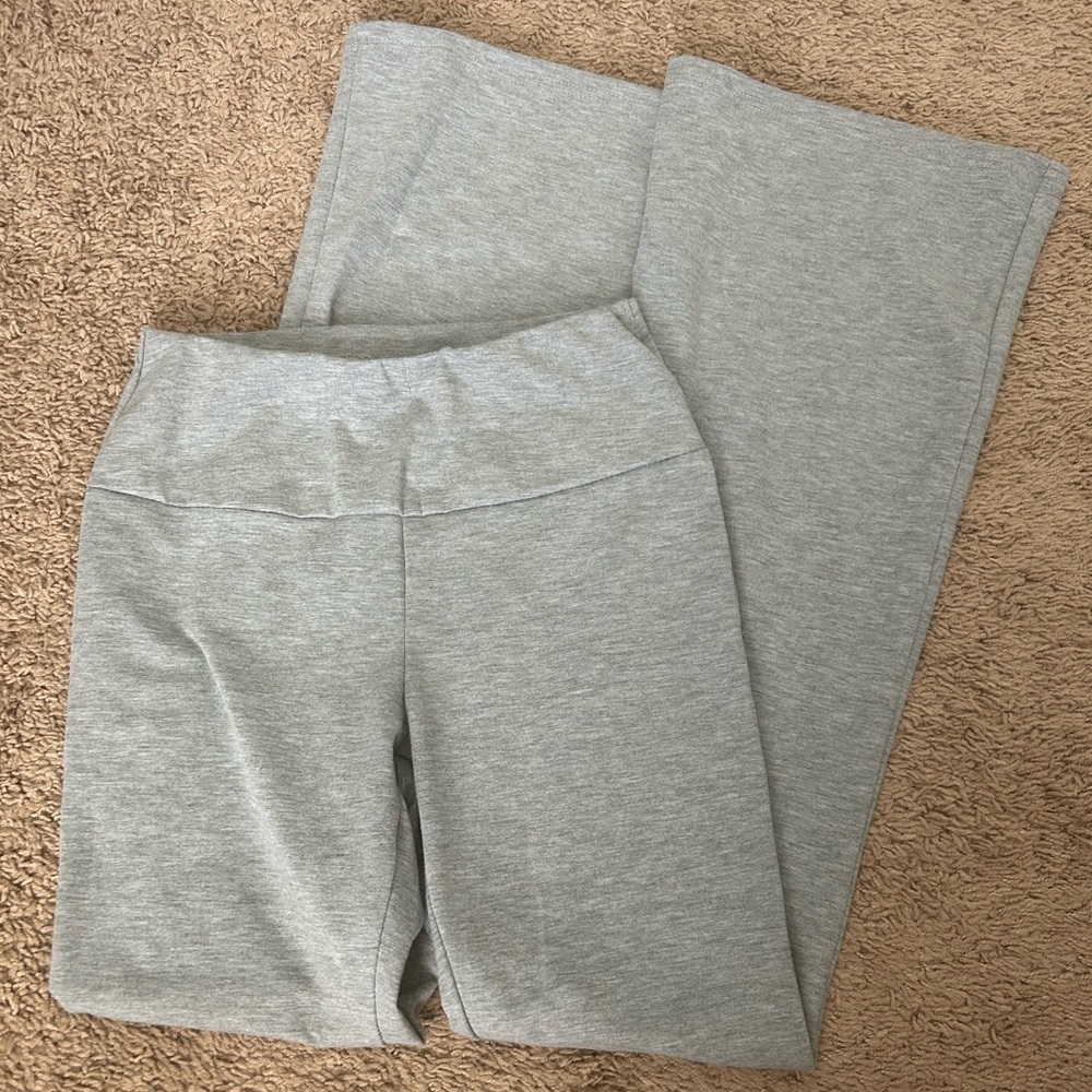 SHEIN XS Gray Flare Leggings Never Worn New With Tags